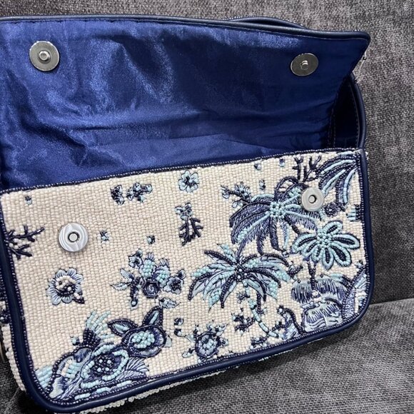 Staud Tommy Beaded Bag Toile de Pup - Picture 15 of 16